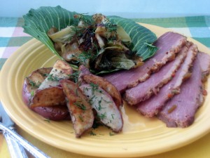 Corned Beef with Roasted Cabbage and Potatoes 1