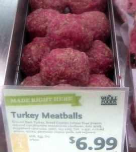 Whole Foods Turkey Meatballs