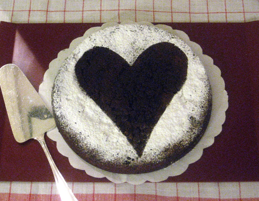 Valentine Dark Chocolate Cake 1