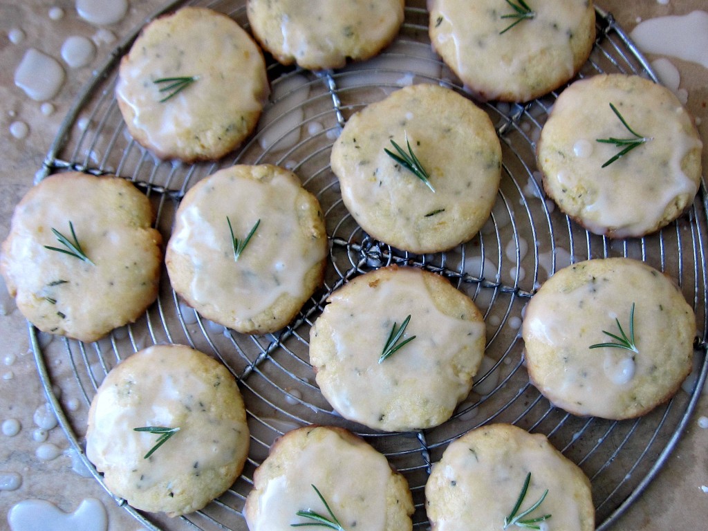 Lemon Rosemary Cookies on baking rack 1 3648x2736